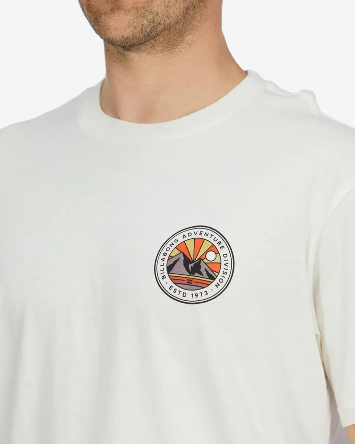 Billabong ADiv Rockies Organic Short Sleeve TShirt Off White Men TShirts Billabong ADiv Rockies Organic Short Sleeve TShirt Off White Men TShirts