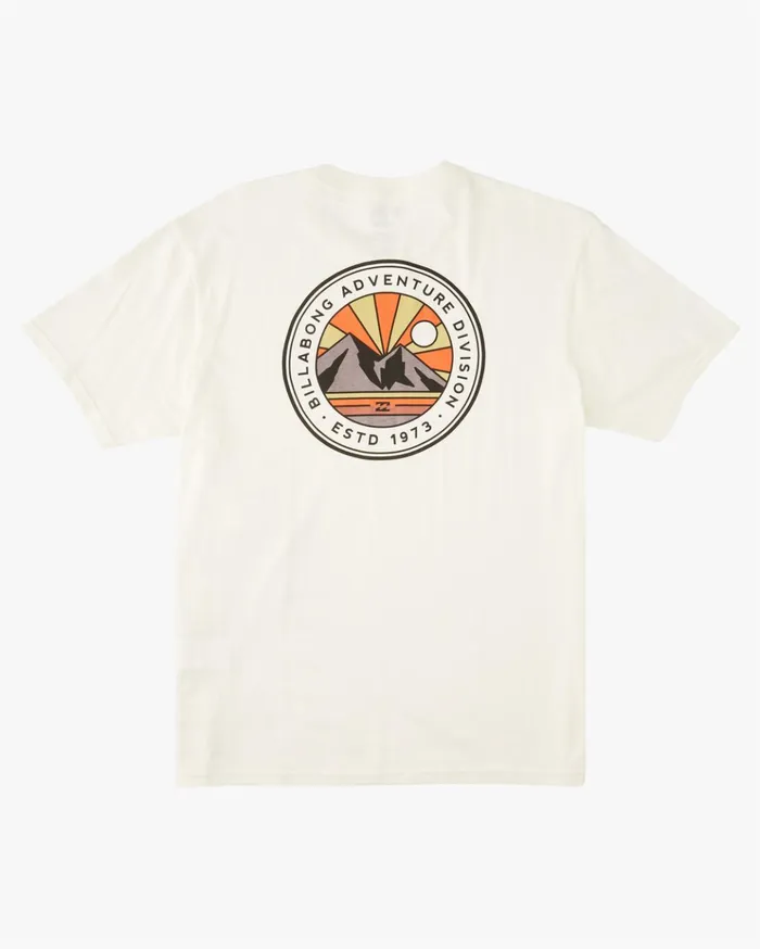 Billabong ADiv Rockies Organic Short Sleeve TShirt Off White Men TShirts Billabong ADiv Rockies Organic Short Sleeve TShirt Off White Men TShirts