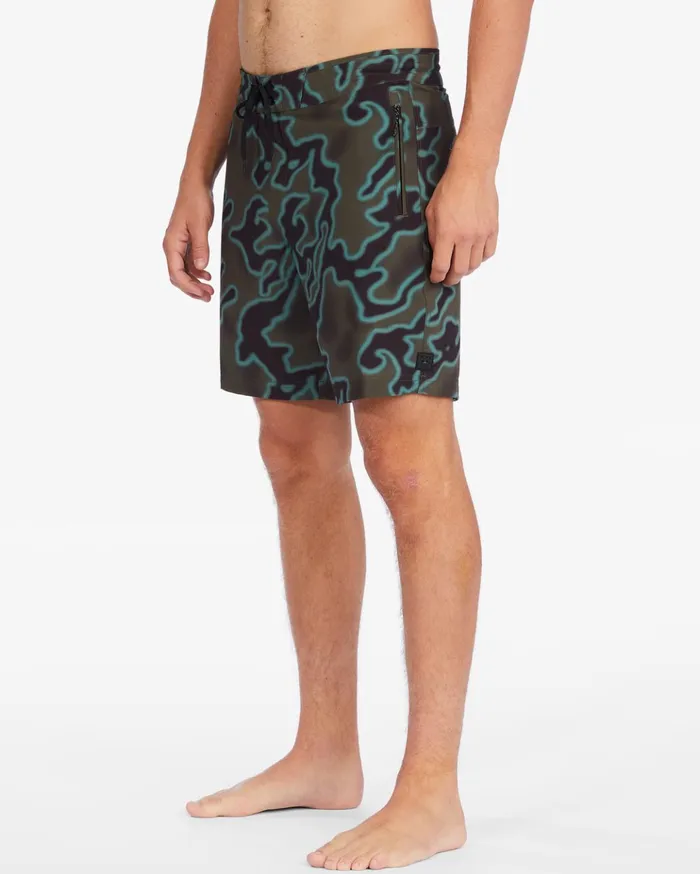 Billabong ADiv Surftrek CiCLOreg Lo Tide Boardshorts 185quot Dark Forest Men Side Pockets Billabong ADiv Surftrek CiCLOreg Lo Tide Boardshorts 185quot Dark Forest Men Side Pockets