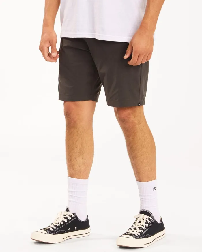Billabong ADiv Surftrek Heather Short 20quot Charcoal Heather Men Shorts Billabong ADiv Surftrek Heather Short 20quot Charcoal Heather Men Shorts