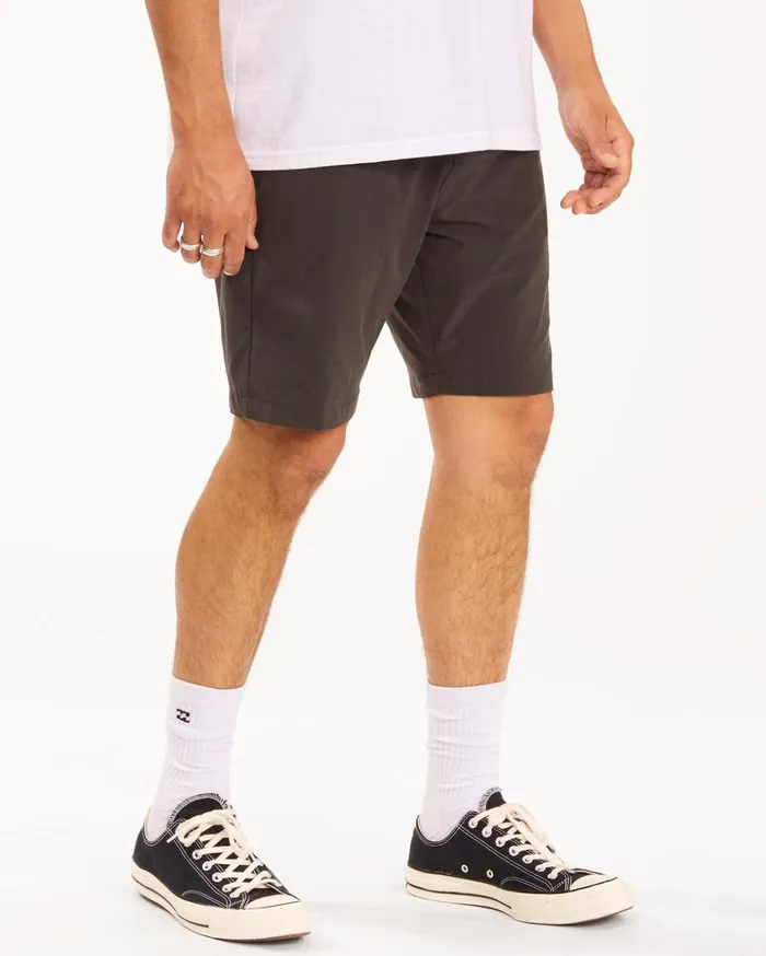 Billabong ADiv Surftrek Heather Short 20quot Charcoal Heather Men Shorts Billabong ADiv Surftrek Heather Short 20quot Charcoal Heather Men Shorts