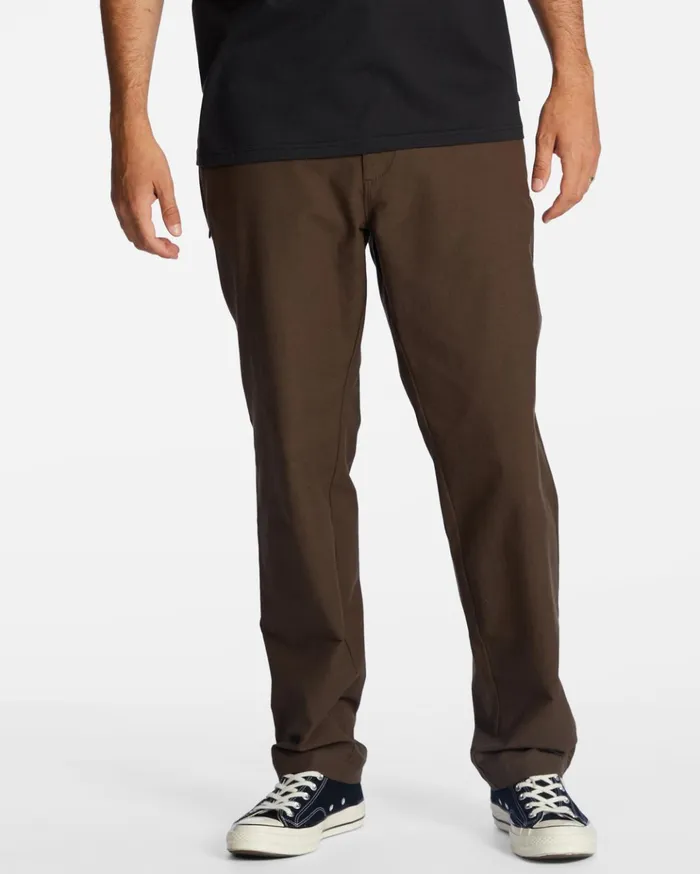 Billabong ADiv Surftrek Plus Organic Elastic Waist Pants Coffee Men Jeans and Pants Billabong ADiv Surftrek Plus Organic Elastic Waist Pants Coffee Men Jeans and Pants