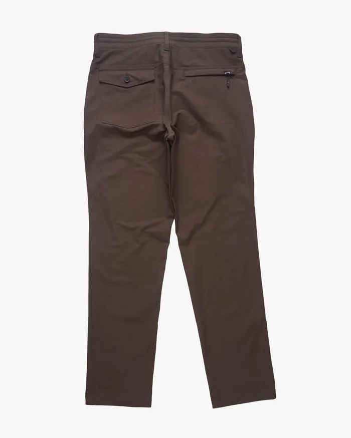 Billabong ADiv Surftrek Plus Organic Elastic Waist Pants Coffee Men Jeans and Pants Billabong ADiv Surftrek Plus Organic Elastic Waist Pants Coffee Men Jeans and Pants