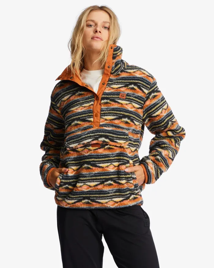 Billabong ADiv Switchback Pullover Mock Neck Sweatshirt Blue Horizon Women Hoodies and Fleece Billabong ADiv Switchback Pullover Mock Neck Sweatshirt Blue Horizon Women Hoodies and Fleece
