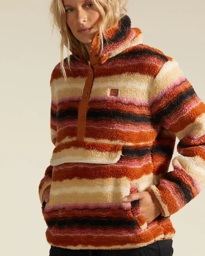 Billabong ADiv Switchback Pullover Mock Neck Sweatshirt Bone Women Hoodies and Fleece Billabong ADiv Switchback Pullover Mock Neck Sweatshirt Bone Women Hoodies and Fleece