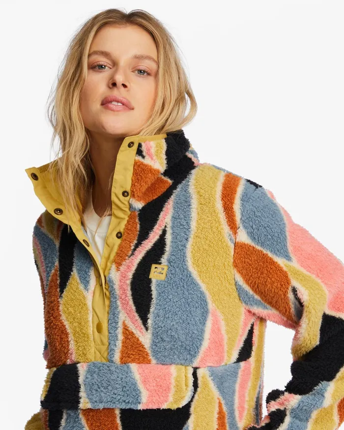 Billabong ADiv Switchback Pullover Mock Neck Sweatshirt Multi 2 Women Hoodies and Fleece Billabong ADiv Switchback Pullover Mock Neck Sweatshirt Multi 2 Women Hoodies and Fleece