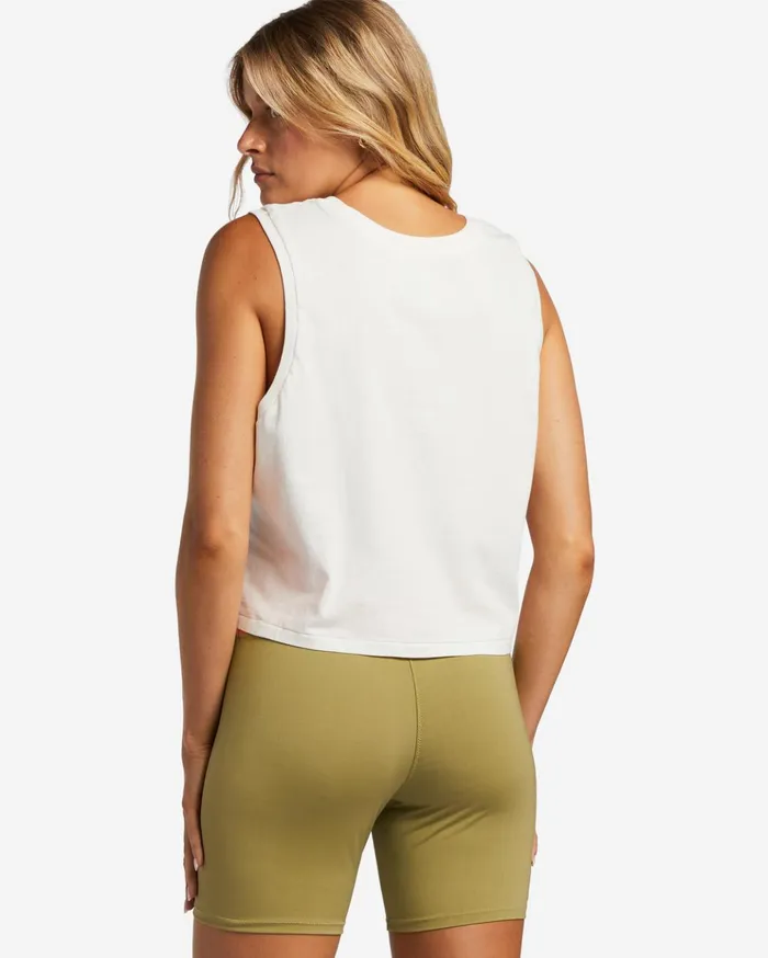 Billabong ADiv Tank Top Salt Crystal Women Graphic Tees and Tanks Billabong ADiv Tank Top Salt Crystal Women Graphic Tees and Tanks