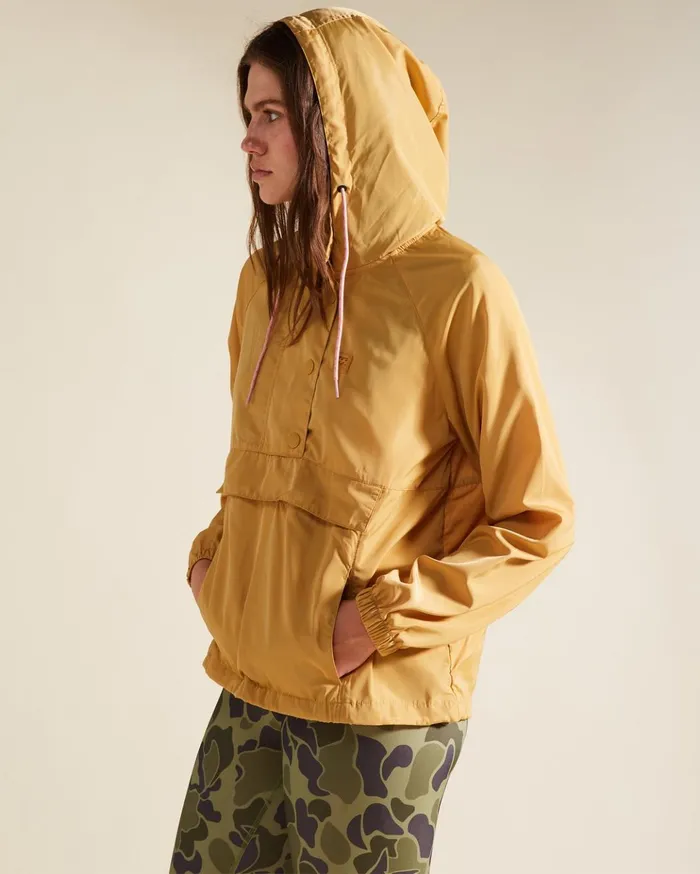 Billabong ADiv Trail Along Anorak Pullover Jacket Wild Honey Women Jackets Billabong ADiv Trail Along Anorak Pullover Jacket Wild Honey Women Jackets