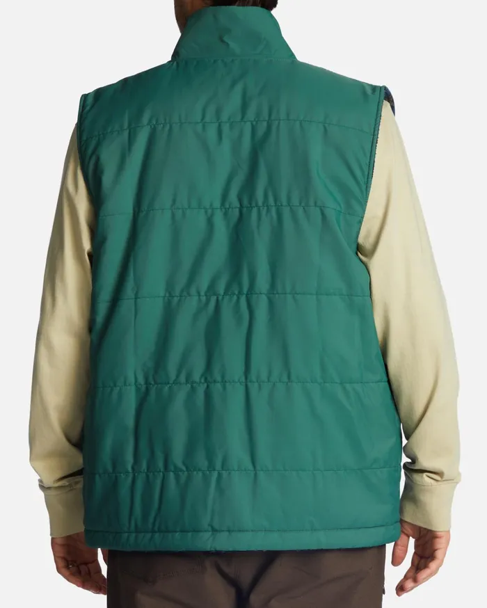 Billabong ADiv Trail Reversible FullZip Vest Jungle Men Jackets Billabong ADiv Trail Reversible FullZip Vest Jungle Men Jackets