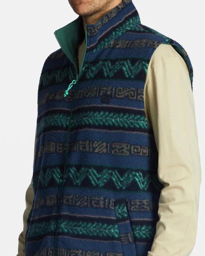 Billabong ADiv Trail Reversible FullZip Vest Jungle Men Jackets Billabong ADiv Trail Reversible FullZip Vest Jungle Men Jackets