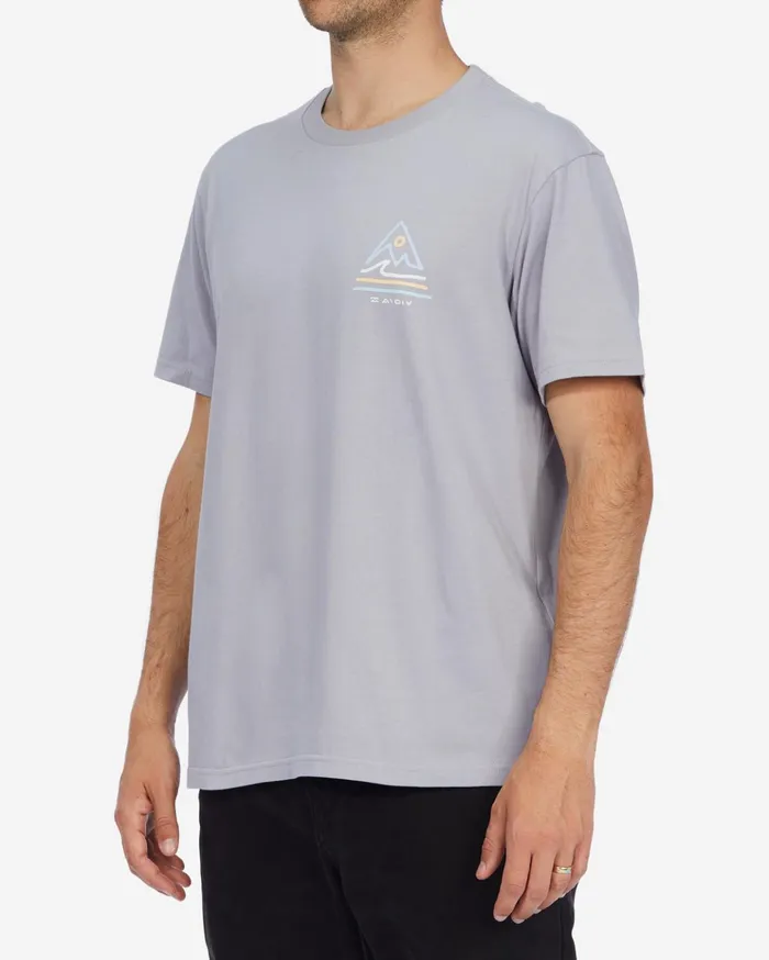 Billabong ADiv Trails Organic Short Sleeve TShirt Purple Haze Men TShirts Billabong ADiv Trails Organic Short Sleeve TShirt Purple Haze Men TShirts