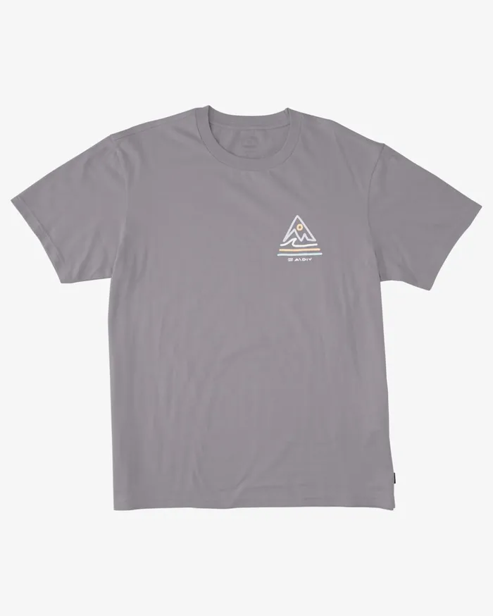 Billabong ADiv Trails Organic Short Sleeve TShirt Purple Haze Men TShirts Billabong ADiv Trails Organic Short Sleeve TShirt Purple Haze Men TShirts