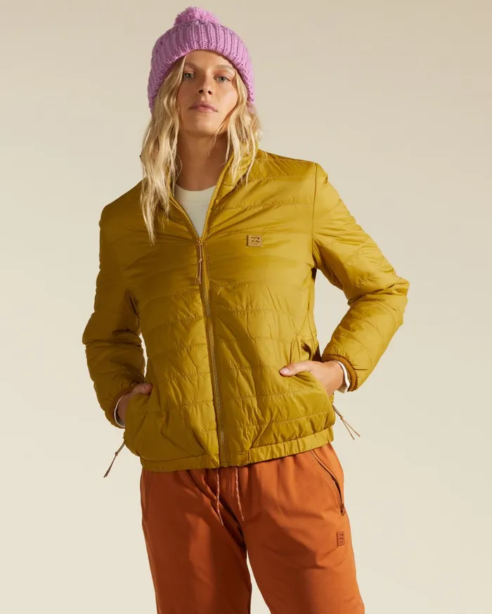 Billabong ADiv Transport Lite ZipUp Jacket Fresh Moss Women Jackets