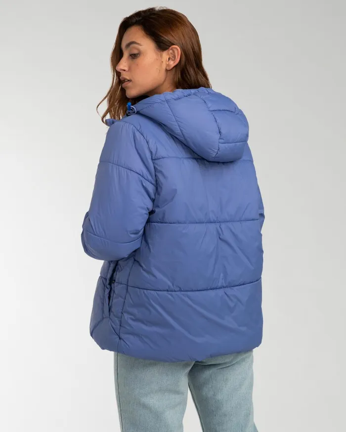 Billabong ADiv Transport Puffer 3 Hooded ZipUp Jacket Blue Mountain Women Jackets Billabong ADiv Transport Puffer 3 Hooded ZipUp Jacket Blue Mountain Women Jackets