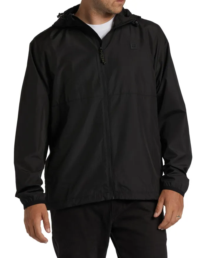 Billabong ADiv Transport Windbreaker Jacket Black Men Jackets