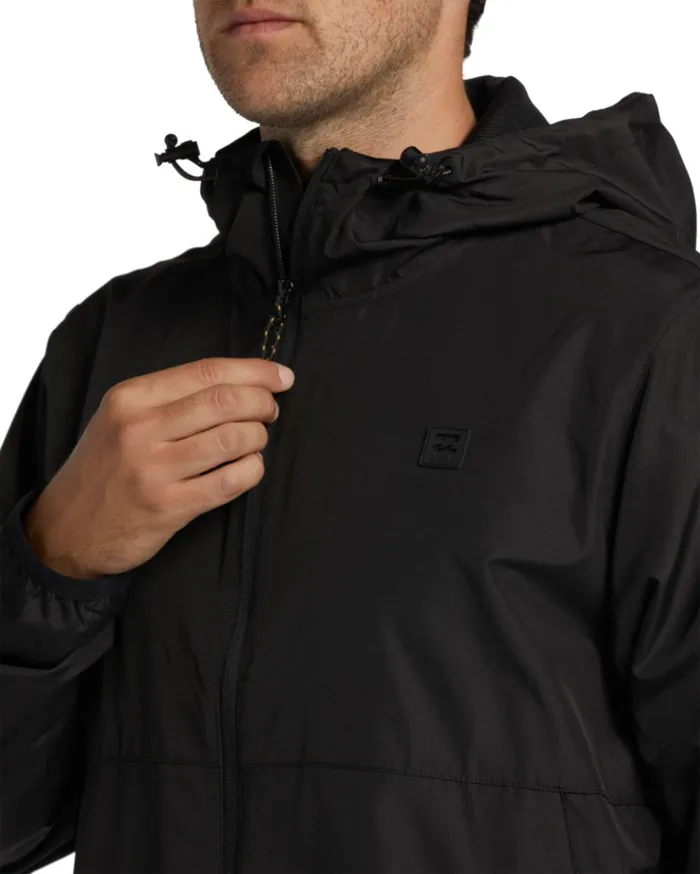 Billabong ADiv Transport Windbreaker Jacket Black Men Jackets Billabong ADiv Transport Windbreaker Jacket Black Men Jackets