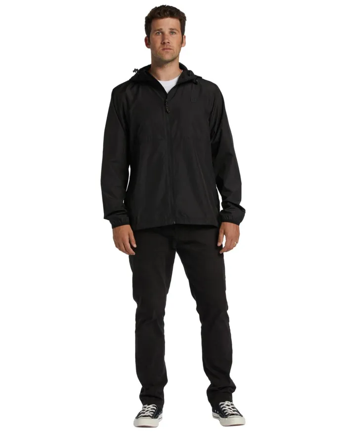 Billabong ADiv Transport Windbreaker Jacket Black Men Jackets Billabong ADiv Transport Windbreaker Jacket Black Men Jackets