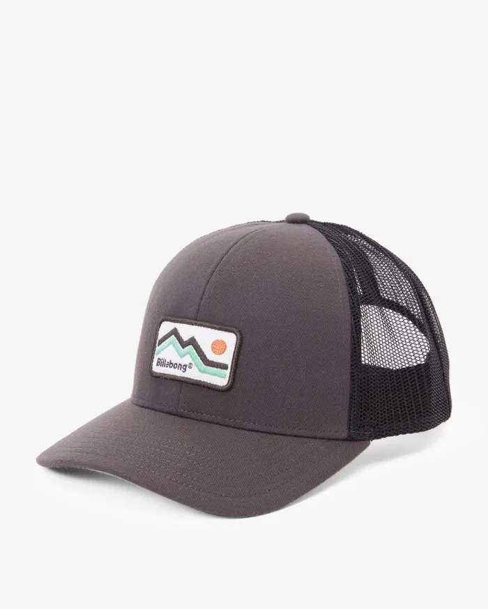 Billabong ADiv Walled Trucker Hat Raven Men Hats