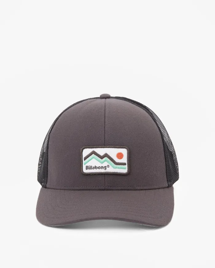Billabong ADiv Walled Trucker Hat Raven Men Hats Billabong ADiv Walled Trucker Hat Raven Men Hats