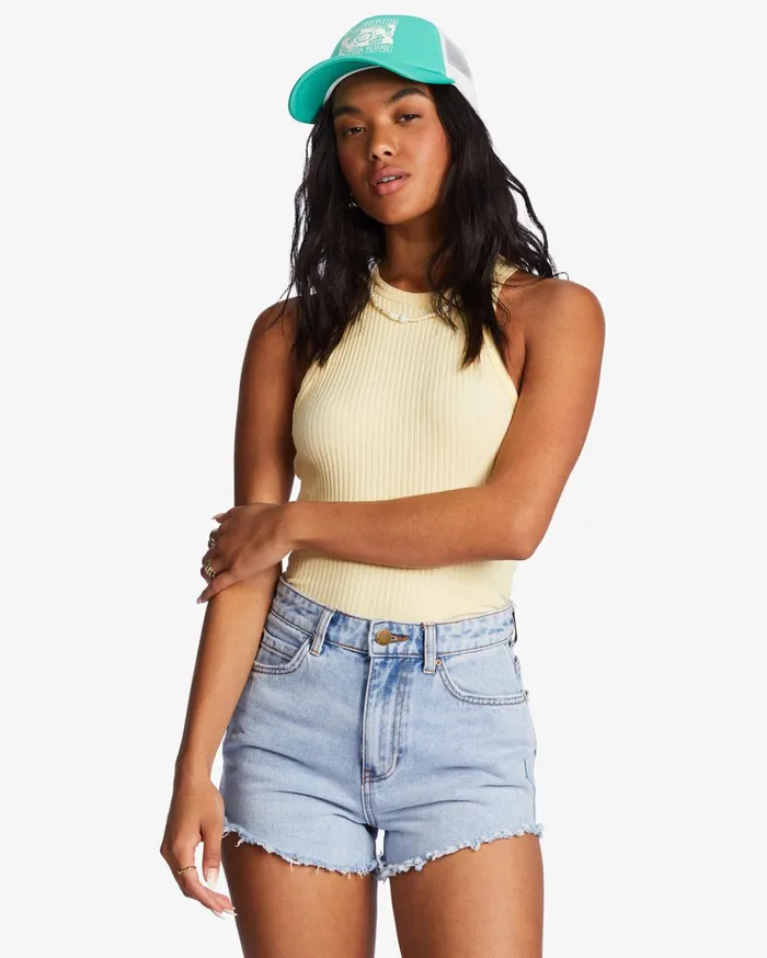 Billabong Across Waves Trucker Hat Sweet Grass Women Hats and Beanies