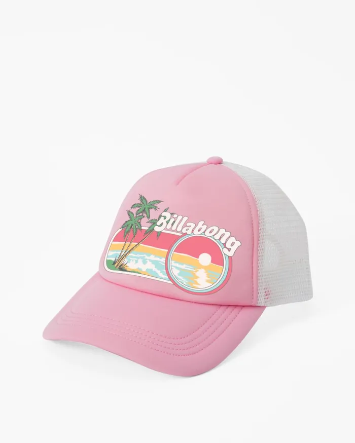 Billabong Across Waves Trucker Hat Sweet Grass Women Hats and Beanies Billabong Across Waves Trucker Hat Sweet Grass Women Hats and Beanies