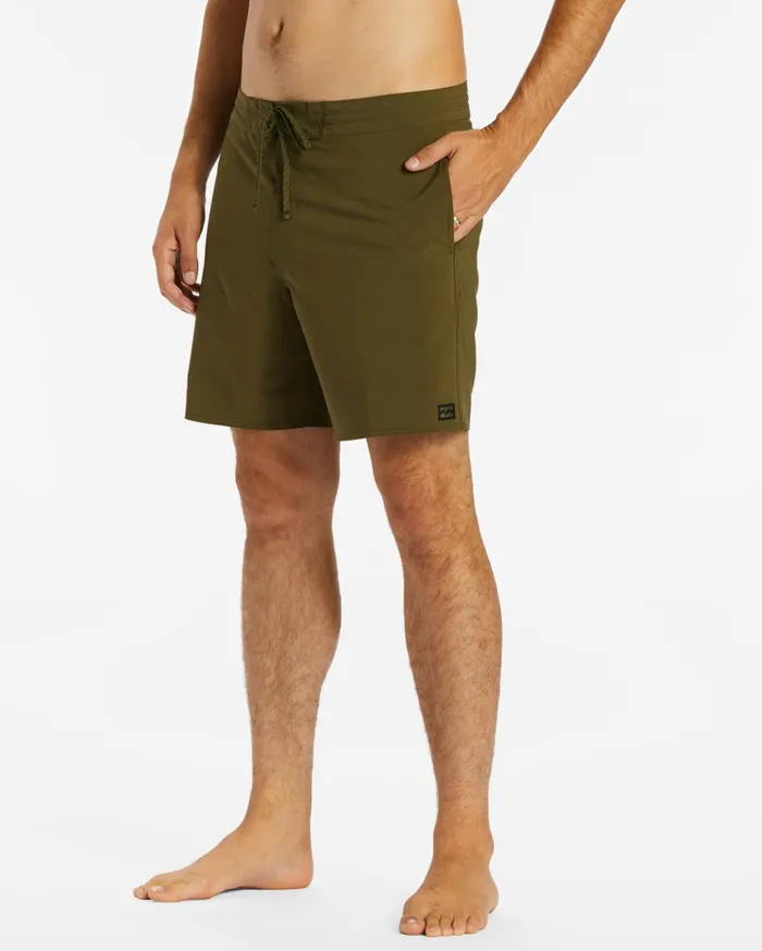 Billabong All Day CiCLOreg Lo Tide Boardshorts 17quot Military Men Short Length Billabong All Day CiCLOreg Lo Tide Boardshorts 17quot Military Men Short Length