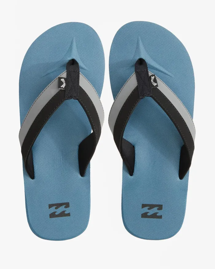 Billabong All Day Impact SlipOn Sandals Blue Lagoon Men Flip Flops