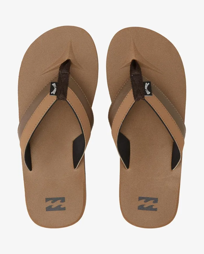 Billabong All Day Impact SlipOn Sandals Camel Men Flip Flops