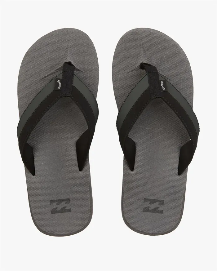 Billabong All Day Impact SlipOn Sandals Char Men Flip Flops