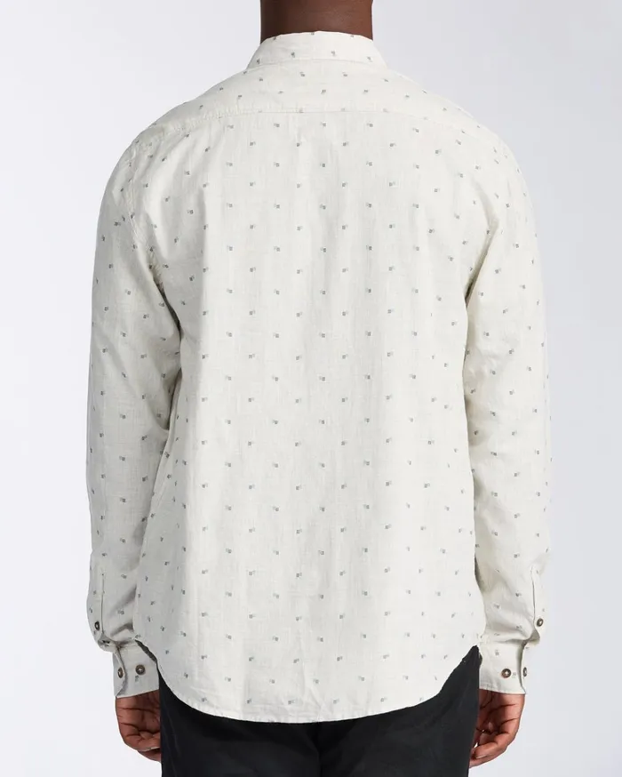 Billabong All Day Jacquard Long Sleeve Shirt Chino Men Shirts Billabong All Day Jacquard Long Sleeve Shirt Chino Men Shirts
