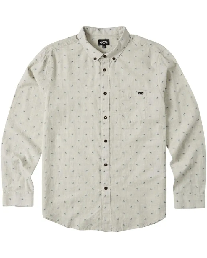 Billabong All Day Jacquard Long Sleeve Shirt Chino Men Shirts Billabong All Day Jacquard Long Sleeve Shirt Chino Men Shirts