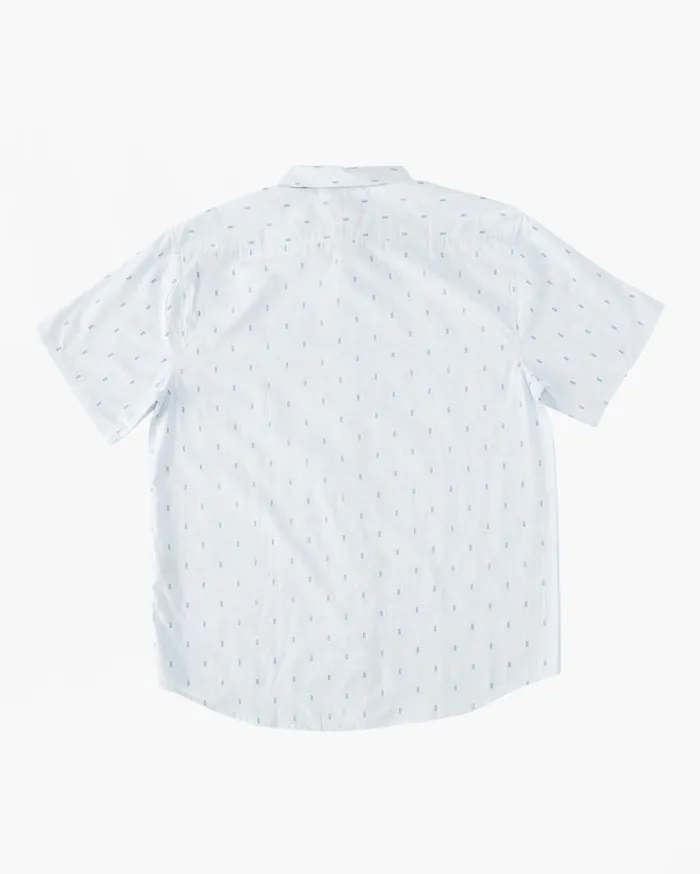 Billabong All Day Jacquard Short Sleeve Shirt Blue Haze Men Shirts Billabong All Day Jacquard Short Sleeve Shirt Blue Haze Men Shirts