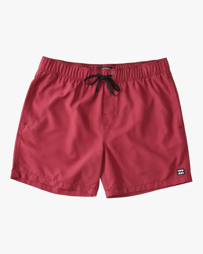 Billabong All Day Layback Boardshorts 16quot Beet Men Elastic Waist Boardshorts Billabong All Day Layback Boardshorts 16quot Beet Men Elastic Waist Boardshorts