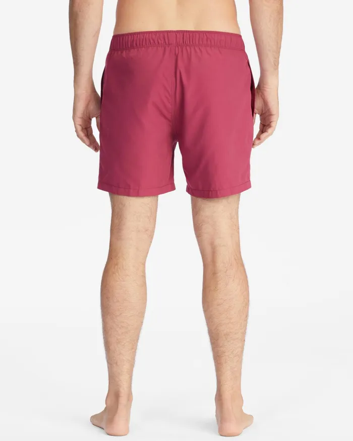 Billabong All Day Layback Boardshorts 16quot Beet Men Elastic Waist Boardshorts Billabong All Day Layback Boardshorts 16quot Beet Men Elastic Waist Boardshorts