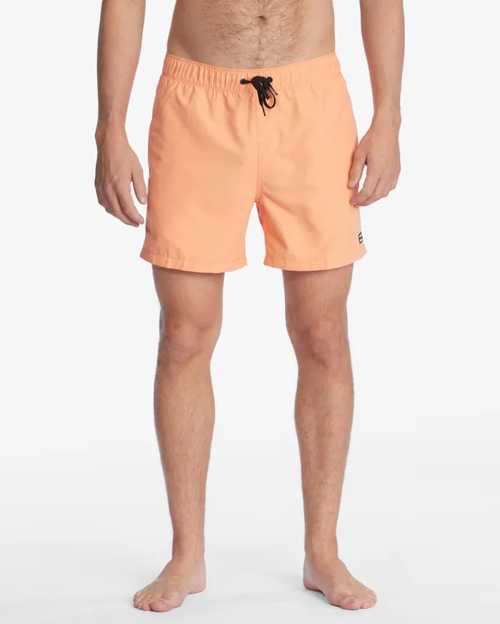 Billabong All Day Layback Boardshorts 16quot Melon Men Elastic Waist Boardshorts Billabong All Day Layback Boardshorts 16quot Melon Men Elastic Waist Boardshorts