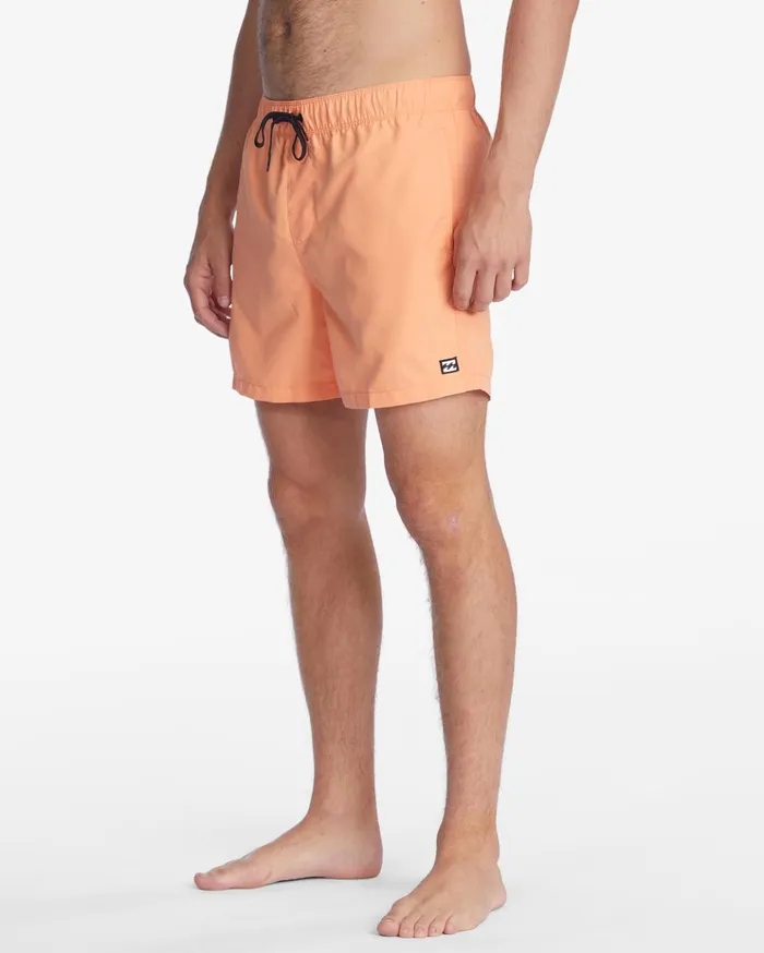 Billabong All Day Layback Boardshorts 16quot Melon Men Elastic Waist Boardshorts Billabong All Day Layback Boardshorts 16quot Melon Men Elastic Waist Boardshorts