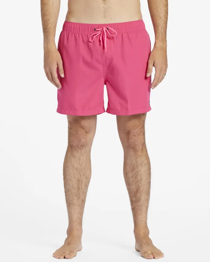 Billabong All Day Layback Boardshorts Neon Pink Men Elastic Waist Boardshorts Billabong All Day Layback Boardshorts Neon Pink Men Elastic Waist Boardshorts