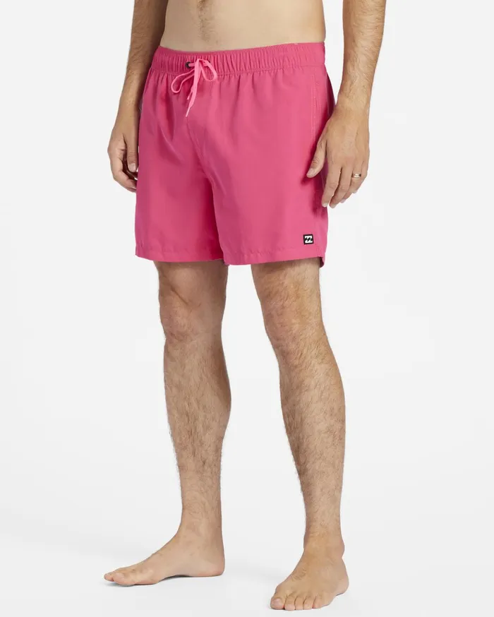 Billabong All Day Layback Boardshorts Neon Pink Men Elastic Waist Boardshorts Billabong All Day Layback Boardshorts Neon Pink Men Elastic Waist Boardshorts