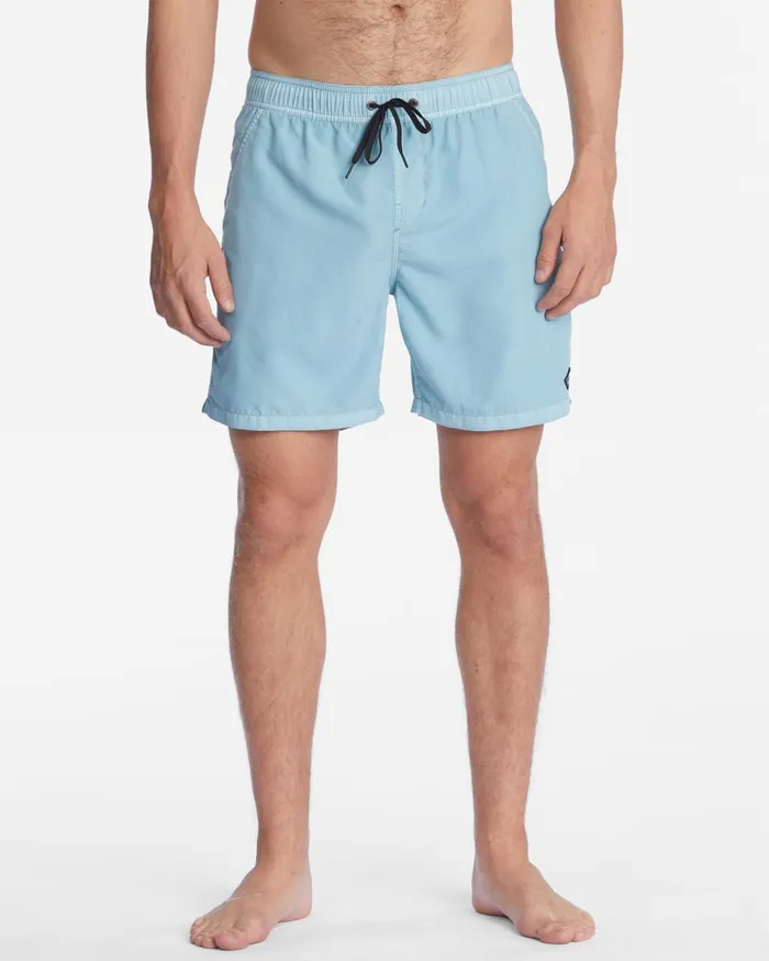 Billabong All Day Overdyed Layback Boardshorts 17quot Dusty Blue Men Elastic Waist Boardshorts Billabong All Day Overdyed Layback Boardshorts 17quot Dusty Blue Men Elastic Waist Boardshorts
