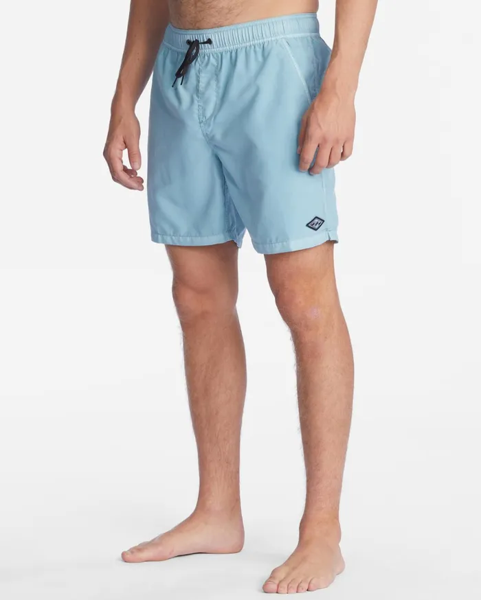 Billabong All Day Overdyed Layback Boardshorts 17quot Dusty Blue Men Elastic Waist Boardshorts Billabong All Day Overdyed Layback Boardshorts 17quot Dusty Blue Men Elastic Waist Boardshorts
