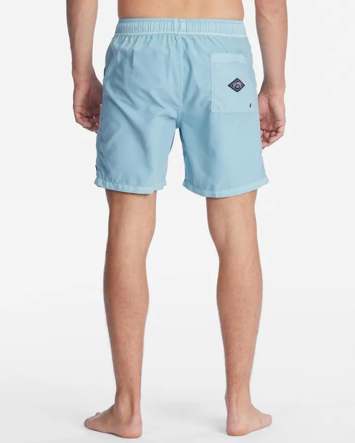 Billabong All Day Overdyed Layback Boardshorts 17quot Dusty Blue Men Elastic Waist Boardshorts Billabong All Day Overdyed Layback Boardshorts 17quot Dusty Blue Men Elastic Waist Boardshorts