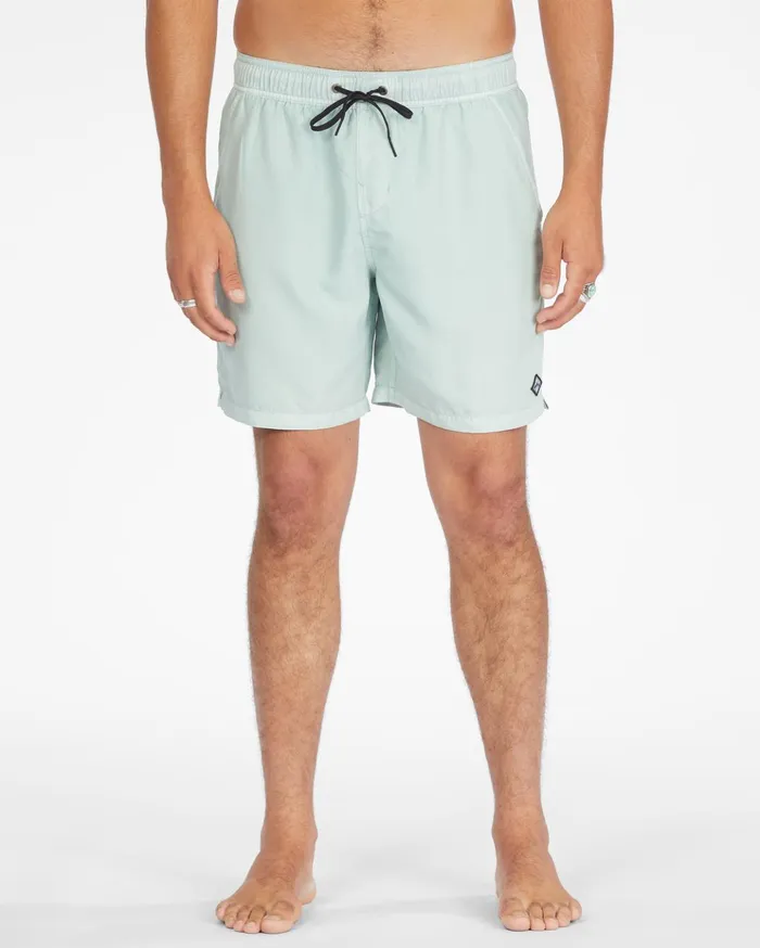 Billabong All Day Overdyed Layback Boardshorts 17quot Seamist Men Elastic Waist Boardshorts Billabong All Day Overdyed Layback Boardshorts 17quot Seamist Men Elastic Waist Boardshorts