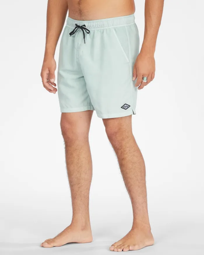 Billabong All Day Overdyed Layback Boardshorts 17quot Seamist Men Elastic Waist Boardshorts Billabong All Day Overdyed Layback Boardshorts 17quot Seamist Men Elastic Waist Boardshorts
