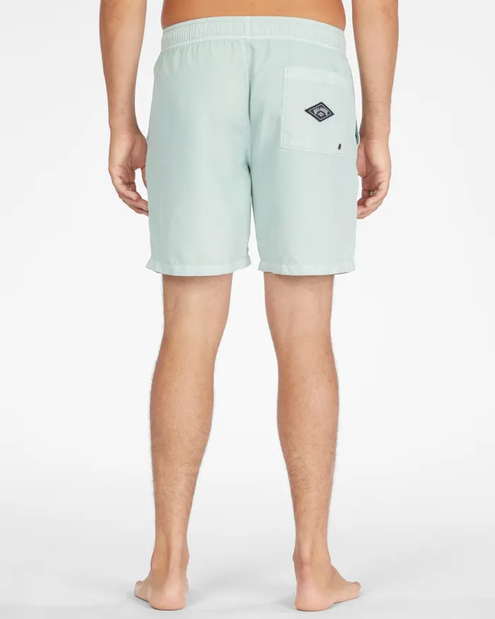 Billabong All Day Overdyed Layback Boardshorts 17quot Seamist Men Elastic Waist Boardshorts Billabong All Day Overdyed Layback Boardshorts 17quot Seamist Men Elastic Waist Boardshorts