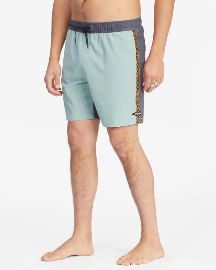 Billabong All Day Pigment Layback Boardshorts 17quot Sage Men Elastic Waist Boardshorts Billabong All Day Pigment Layback Boardshorts 17quot Sage Men Elastic Waist Boardshorts