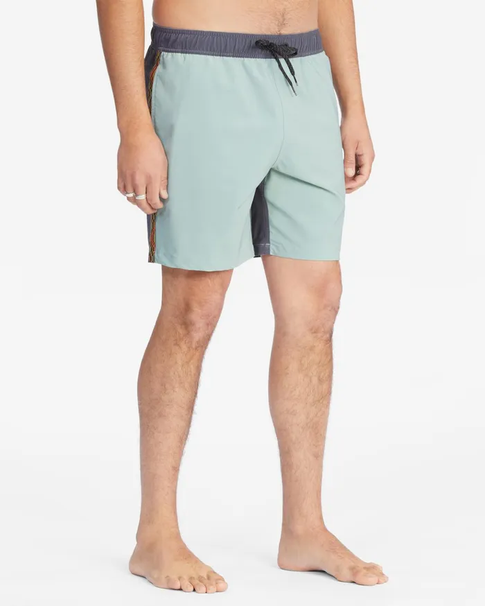 Billabong All Day Pigment Layback Boardshorts 17quot Sage Men Elastic Waist Boardshorts Billabong All Day Pigment Layback Boardshorts 17quot Sage Men Elastic Waist Boardshorts