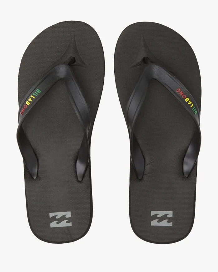 Billabong All Day Sandals Rasta Men Flip Flops
