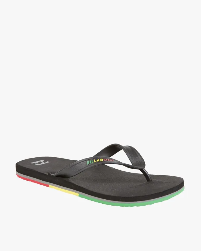 Billabong All Day Sandals Rasta Men Flip Flops Billabong All Day Sandals Rasta Men Flip Flops