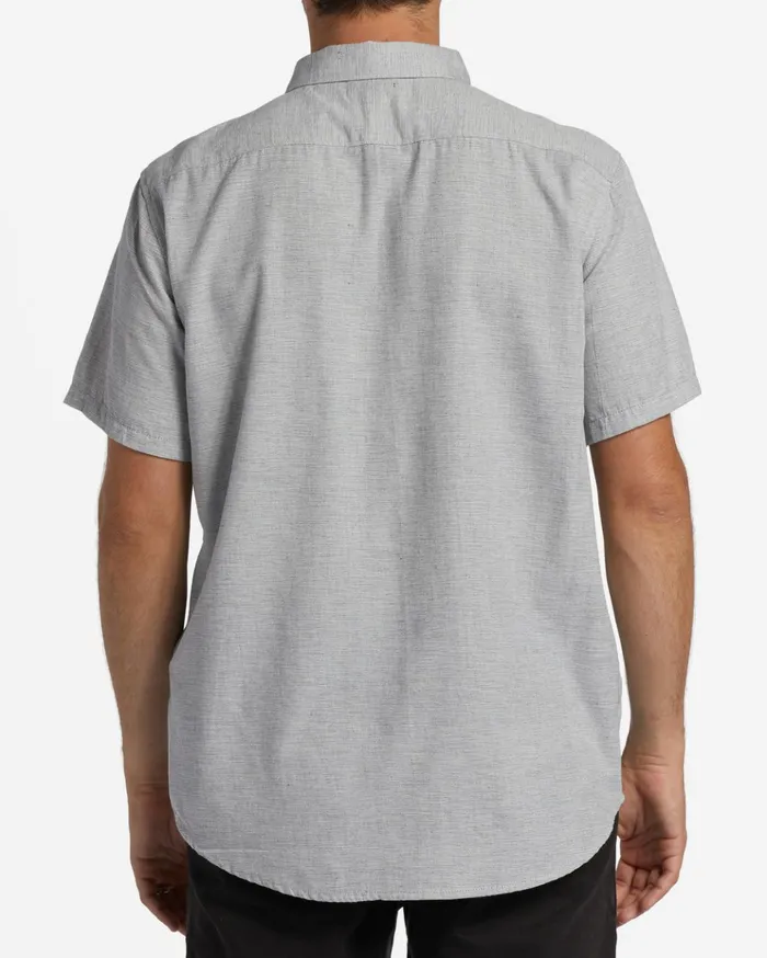 Billabong All Day Short Sleeve Shirt Light Grey Men Shirts Billabong All Day Short Sleeve Shirt Light Grey Men Shirts