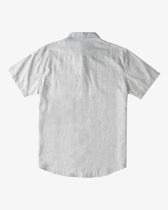 Billabong All Day Short Sleeve Shirt Light Grey Men Shirts Billabong All Day Short Sleeve Shirt Light Grey Men Shirts